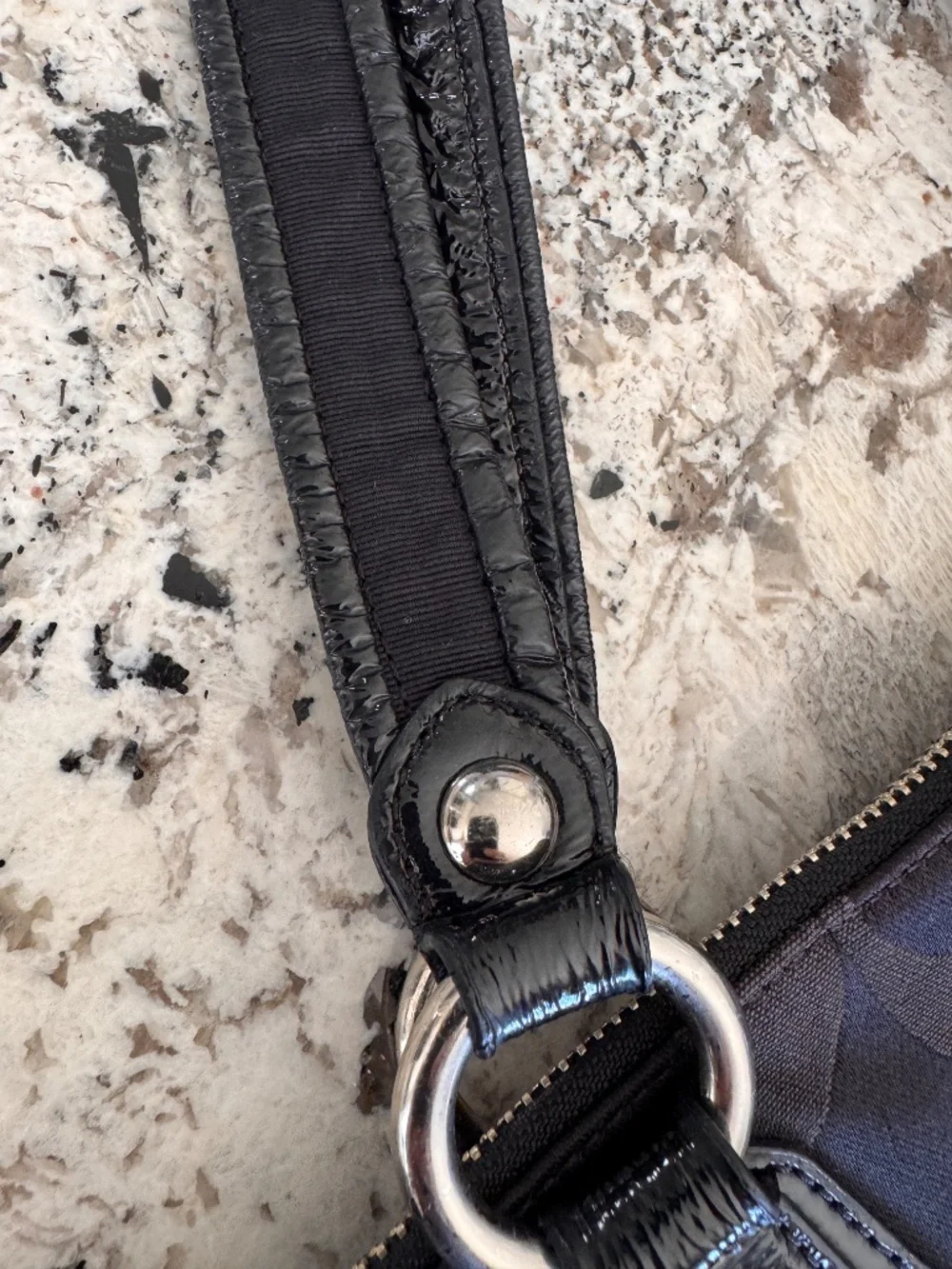 Coach Poppy Glam Bag Black
